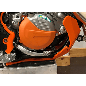 Proteção de Cárter AXP Enduro KTM Laranja AX1451