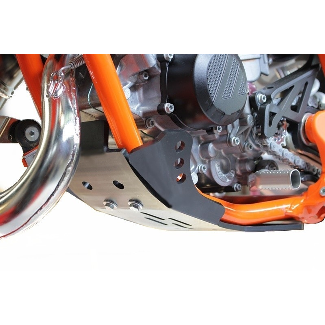 Proteção de Cárter AXP GP, Polietileno PEAD, Preto, KTM SX85/Husqvarna TC85 1