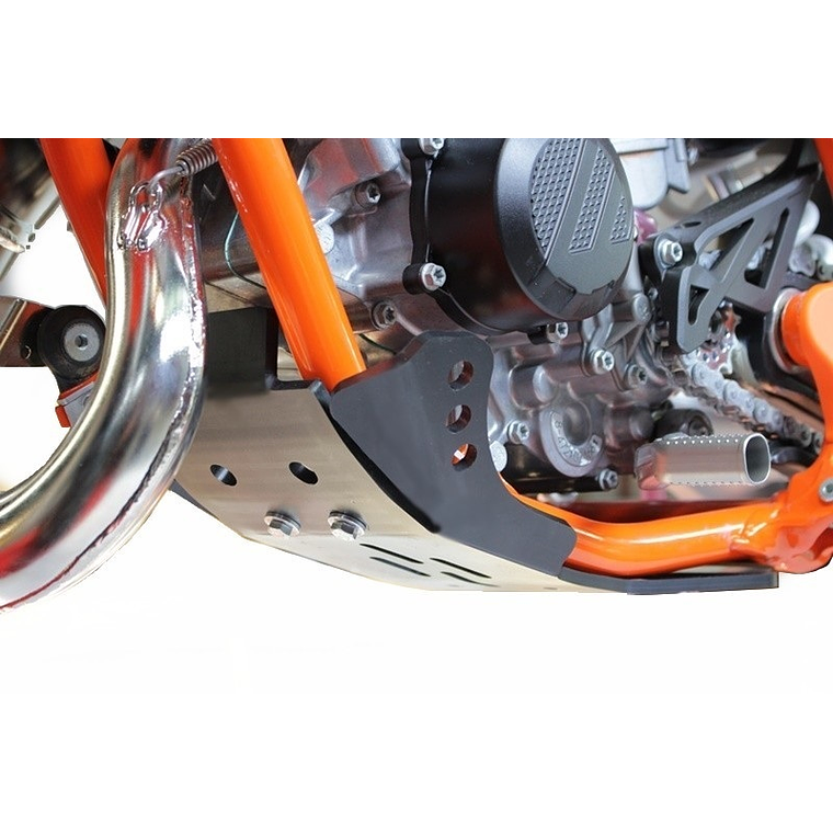 Proteção de Cárter AXP GP, Polietileno PEAD, Preto, KTM SX85/Husqvarna TC85 1