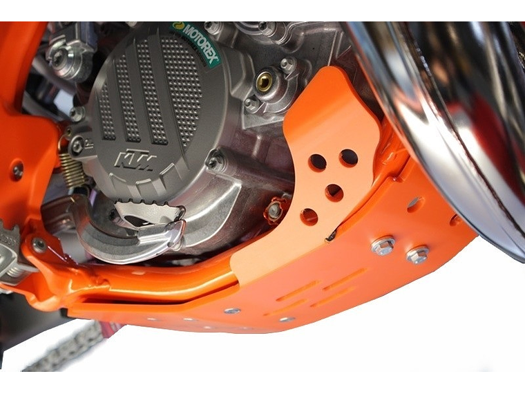 Proteção de Cárter AXP GP, Polietileno PEAD, Laranja, KTM SX85/Husqvarna TC85 1