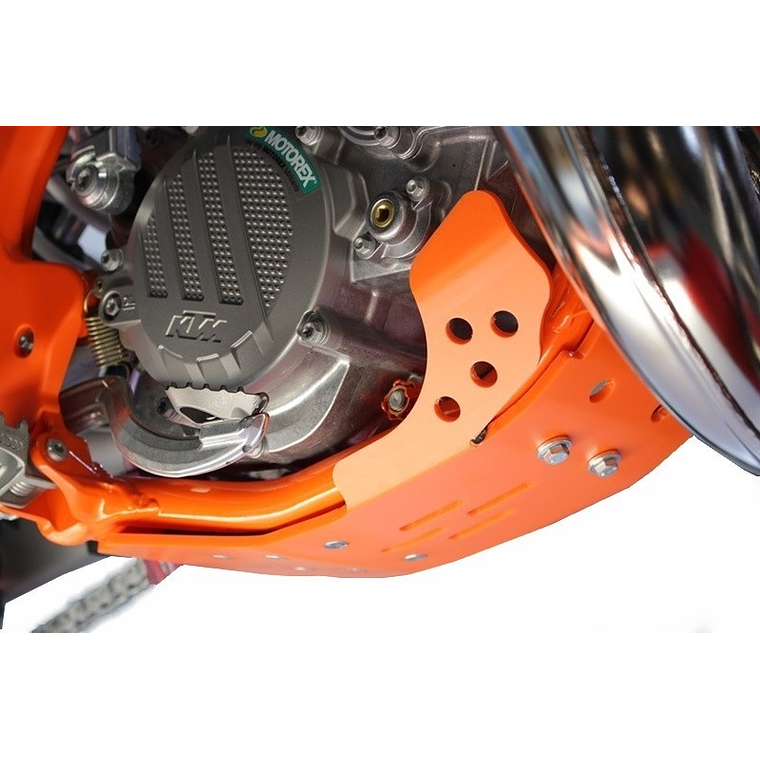 Proteção de Cárter AXP GP, Polietileno PEAD, Laranja, KTM SX85/Husqvarna TC85 1