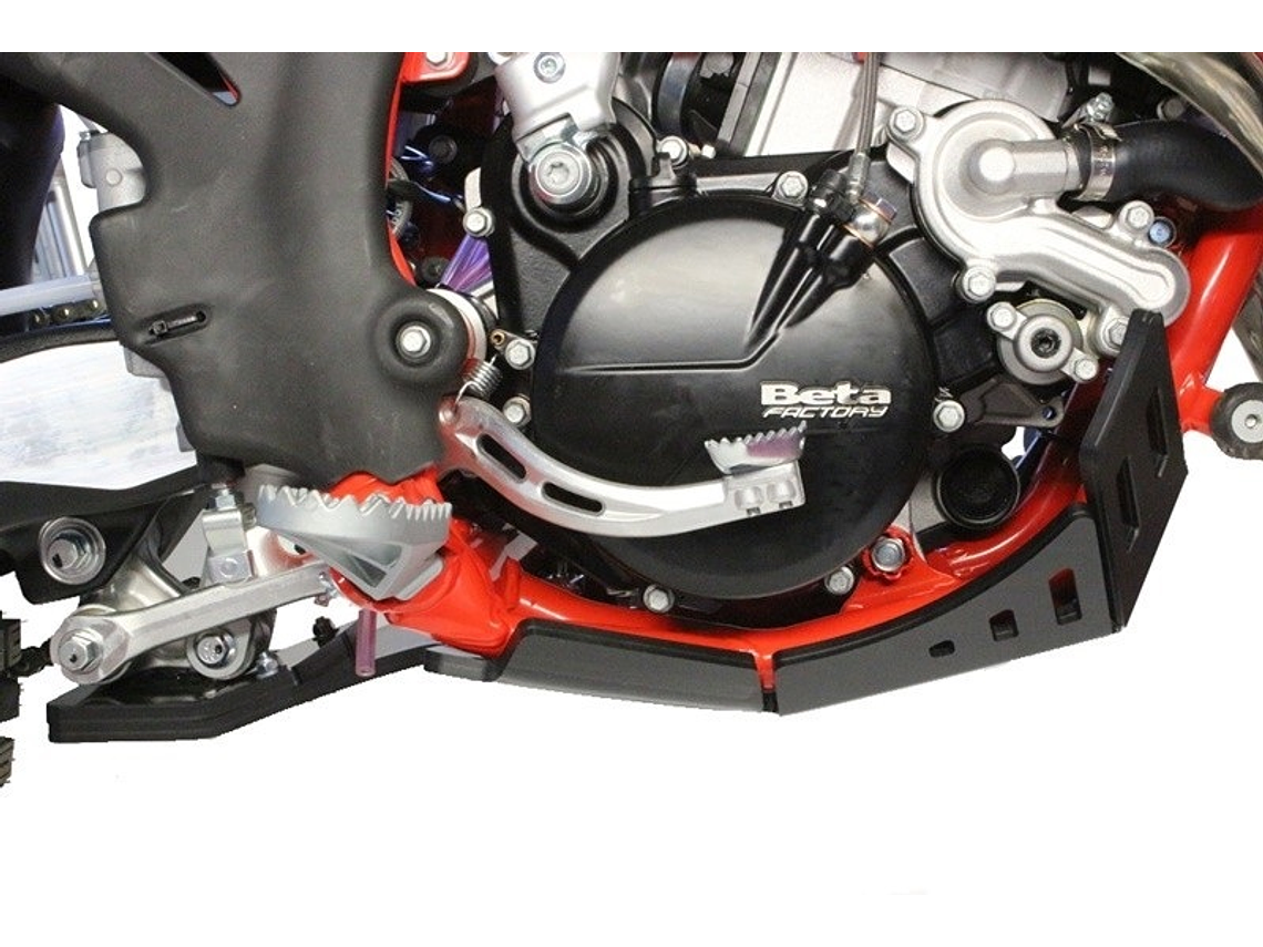Proteção de Cárter AXP Enduro, Polietileno PEAD, Preto, Beta RR125 1