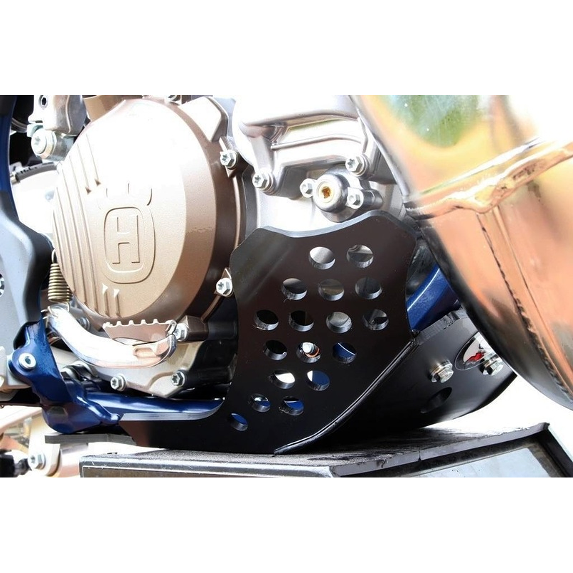 Proteção de Cárter AXP GP, Polietileno PEAD, Preto, KTM/Husqvarna 1