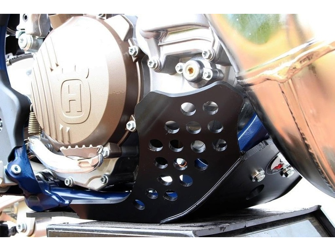 Proteção de Cárter AXP GP, Polietileno PEAD, Preto, KTM/Husqvarna 1