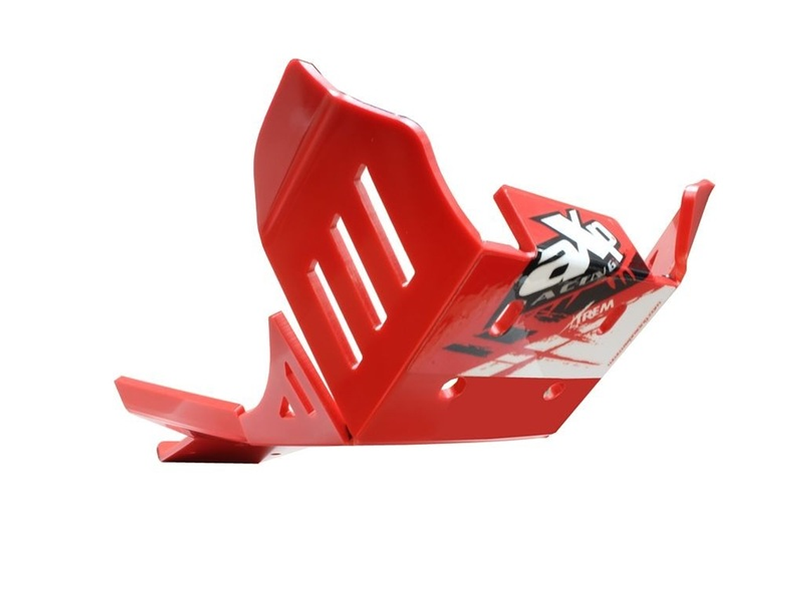 Proteção de Cárter AXP Enduro Xtrem, Polietileno PEAD, Vermelha, Beta RR350/430/480 1