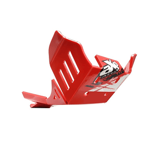 Proteção de Cárter AXP Enduro Xtrem, Polietileno PEAD, Vermelha, Beta RR350/430/480