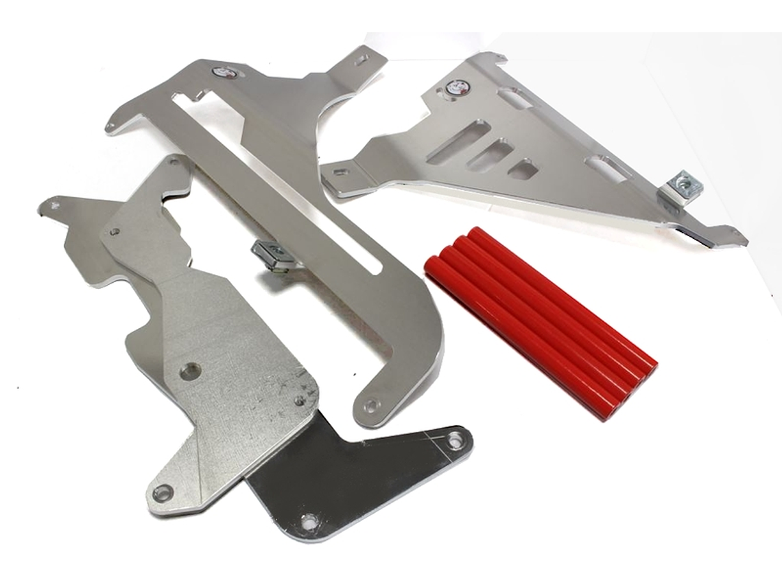 Protetores de Radiador Alumínio Vermelha AXP Honda CRF450L AX1523 1