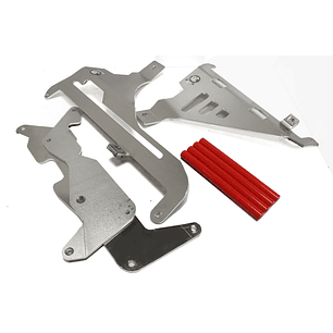 Protetores de Radiador Alumínio Vermelha AXP Honda CRF450L AX1523