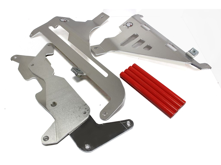 Protetores de Radiador Alumínio Vermelha AXP Honda CRF450L AX1523 1