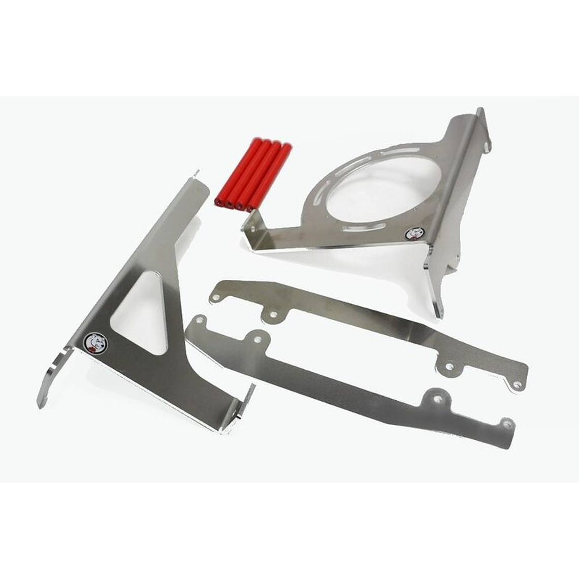 Protetores de Radiador Alumínio Vermelha AXP Beta RR250/300 1