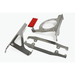 Protetores de Radiador Alumínio Vermelha AXP Beta RR250/300