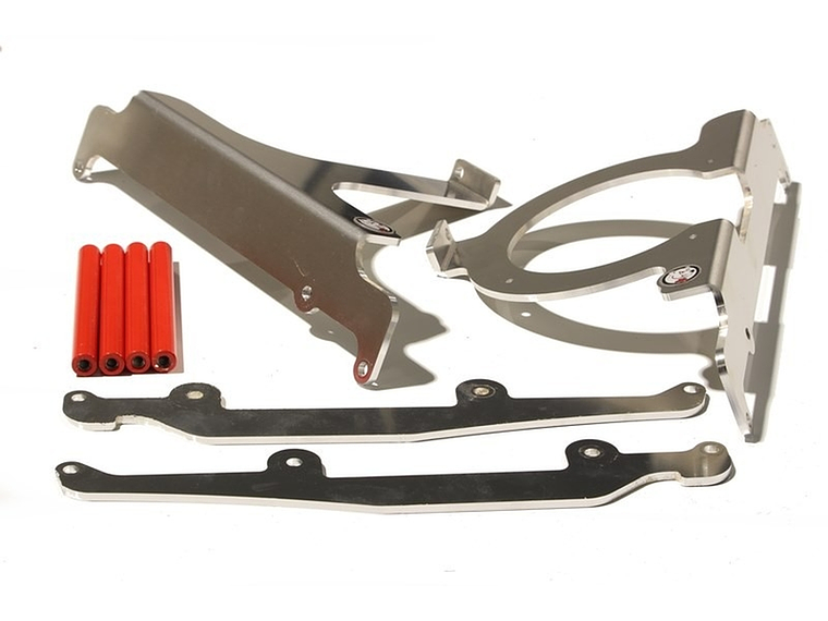 Protetores de Radiador Alumínio Vermelha AXP Beta RR 1