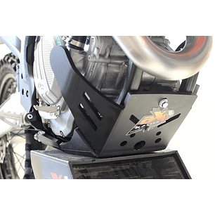 Proteção de Cárter AXP Enduro Xtrem, Polietileno PEAD, Preto, KTM/Husqvarna