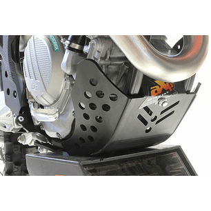 Proteção de Cárter AXP GP, Polietileno PEAD, Preto, KTM/Husqvarna