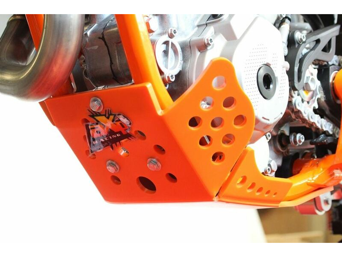 Proteção de Cárter AXP GP, Polietileno PEAD, Laranja, KTM SX-F250/350 1