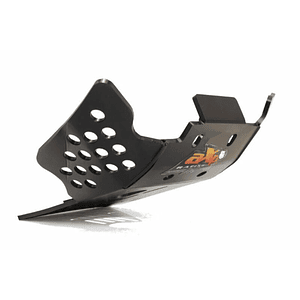 Proteção de Cárter AXP Enduro, Polietileno PEAD, Preto, TM