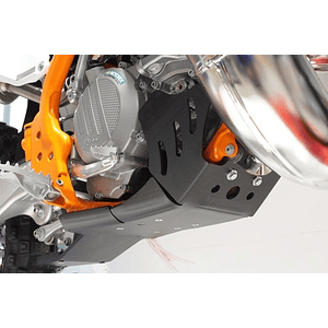 Proteção de Cárter AXP Xtrem HDPE Husqvarna 17-18 TC250-TX300 Preto