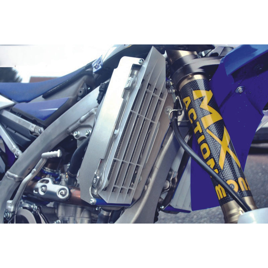 Protetores de Radiador Alumínio azul AXP Yamaha AX1345 1