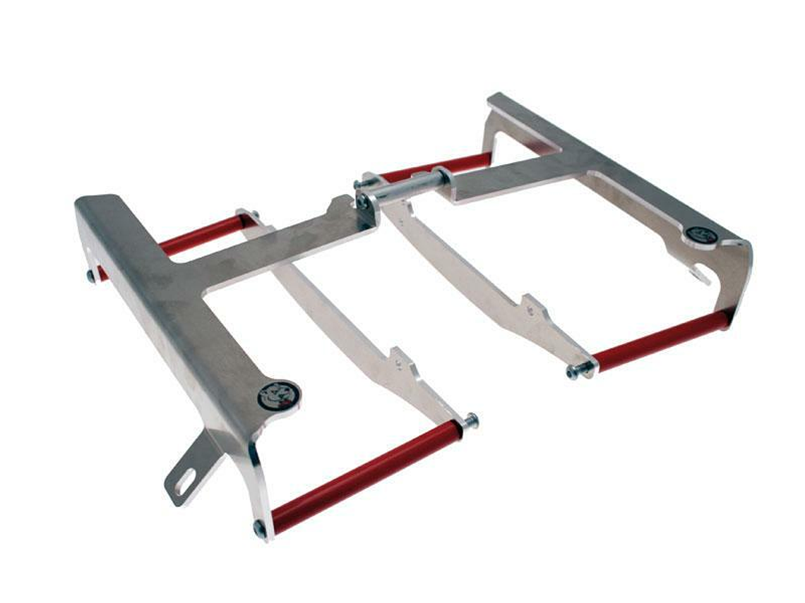 Protetores de Radiador Alumínio Vermelha AXP Honda AX1370 1