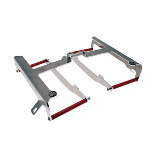 Protetores de Radiador Alumínio Vermelha AXP Honda AX3032