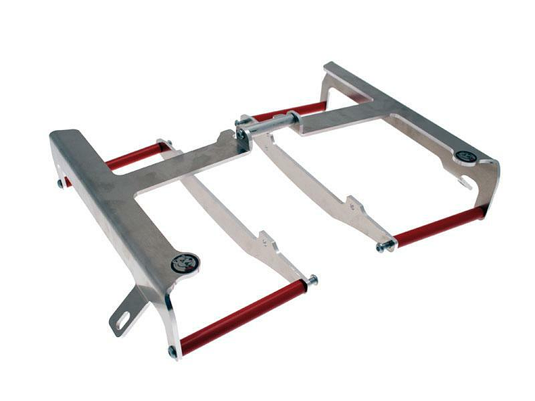 Protetores de Radiador Alumínio Vermelha AXP Honda AX3032 1