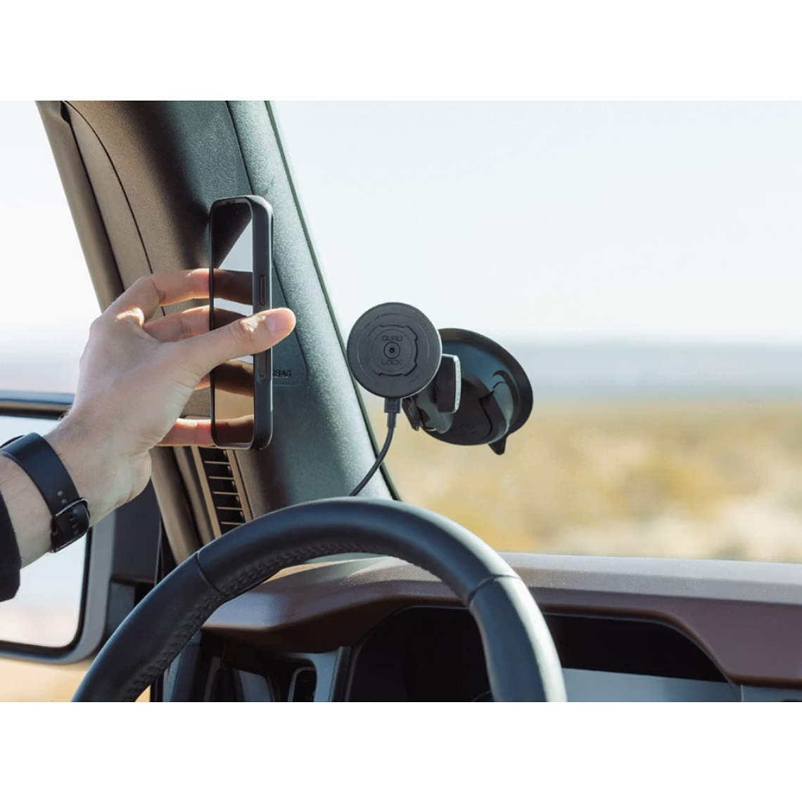 Suporte de Telemóvel Para-Brisas e Tablier do Carro QLM-CAR-6 3