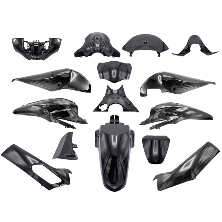 Kit Plásticos Honda PCX 125 2018-2020 15 Peças Preto Nighstar Pearl  1