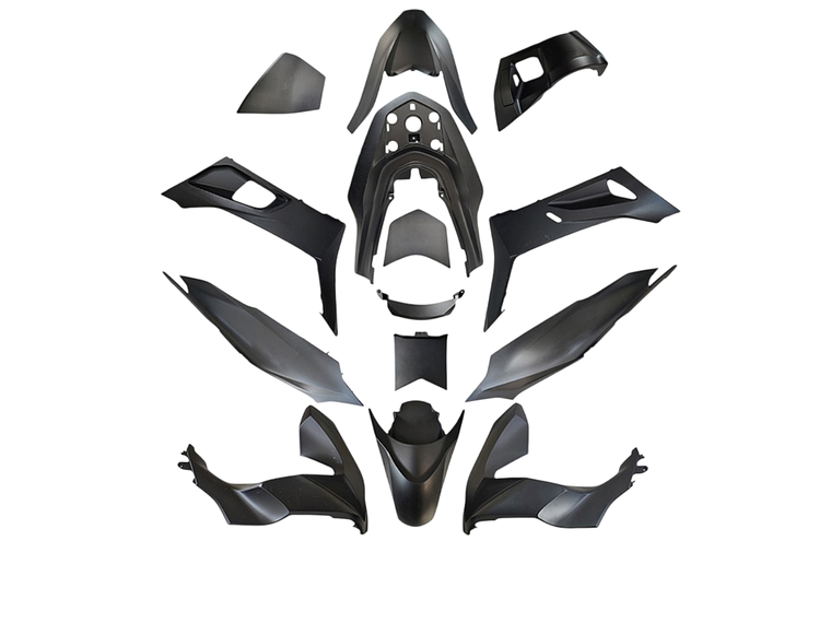 Kit Plásticos Honda PCX 125 2021-2024 14 Peças Preto 1