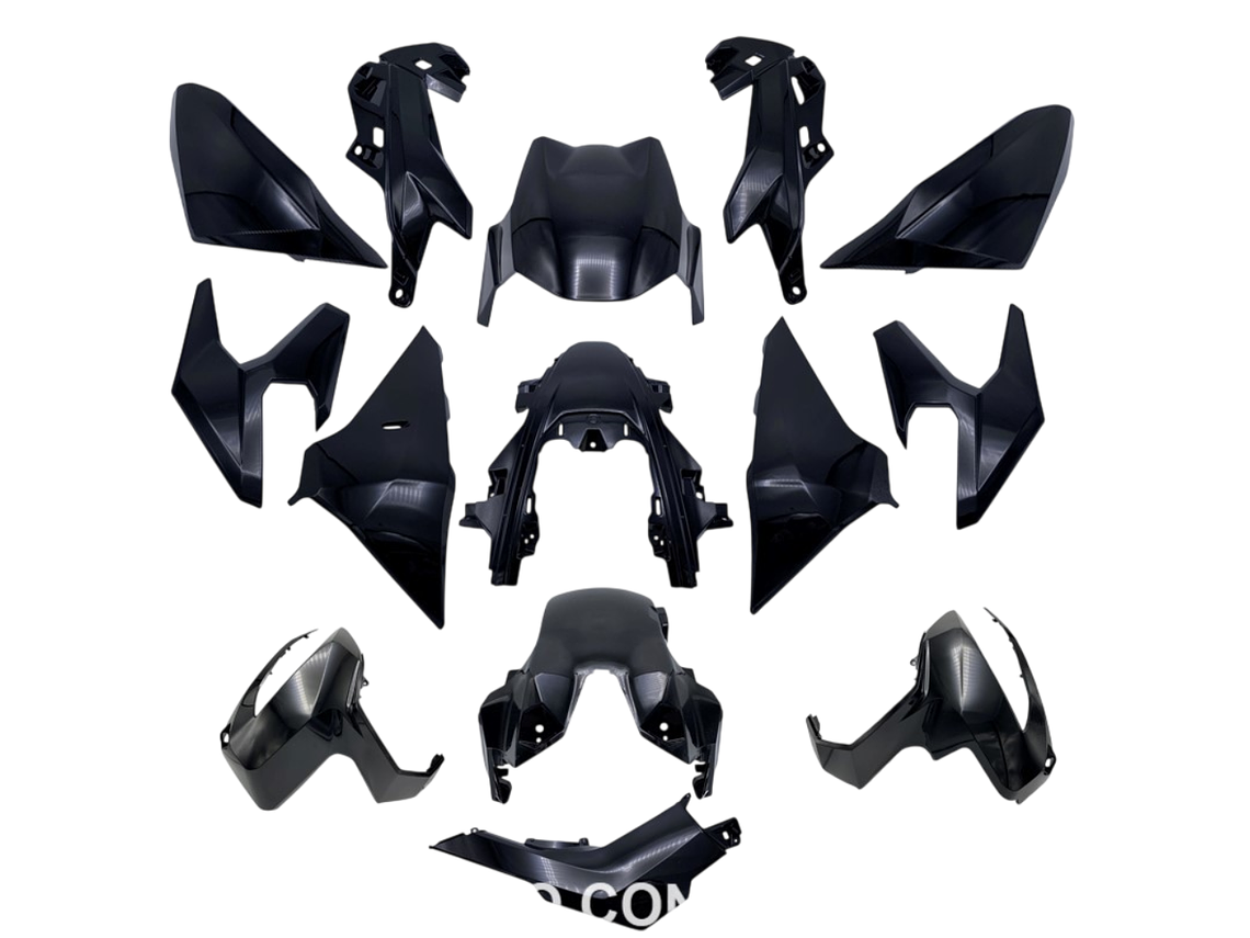 Kit Plásticos Honda ADV 350 2022-2024 Preto Mate  1