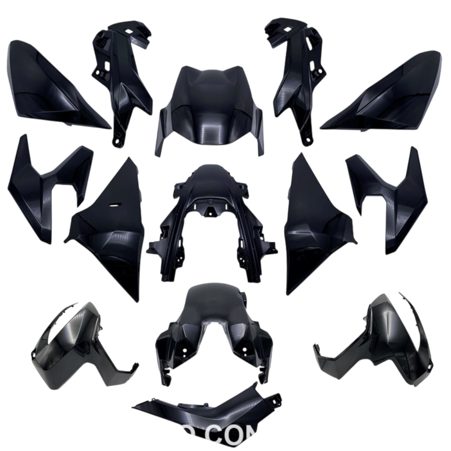 Kit Plásticos Honda ADV 350 2022-2024 Preto Mate  1