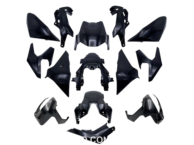 Kit Plásticos Honda ADV 350 2022-2024 Preto Mate  1