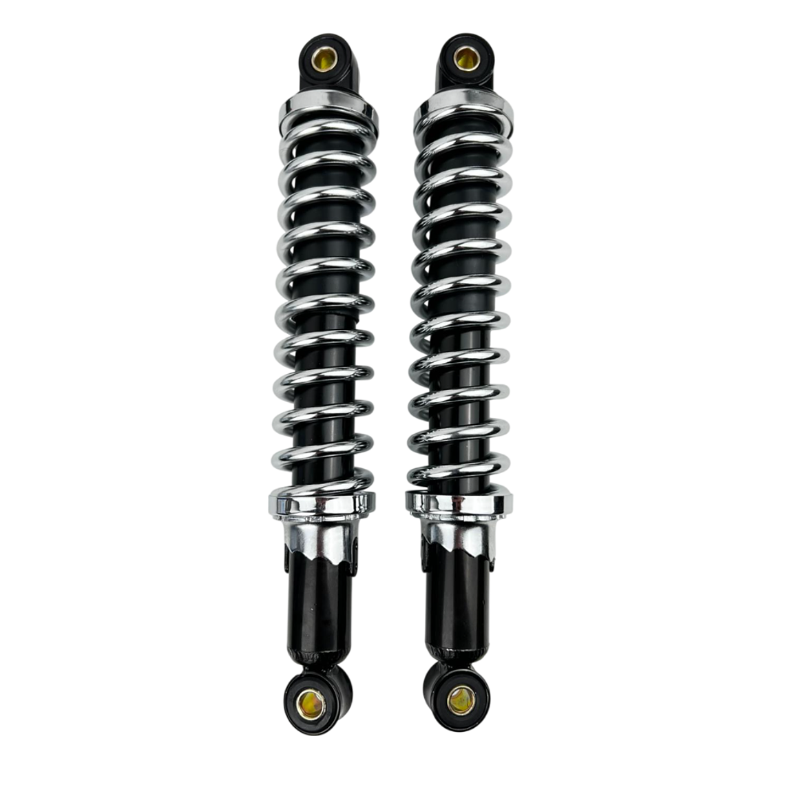 Amortecedores Pretos / Mola Cromada  1