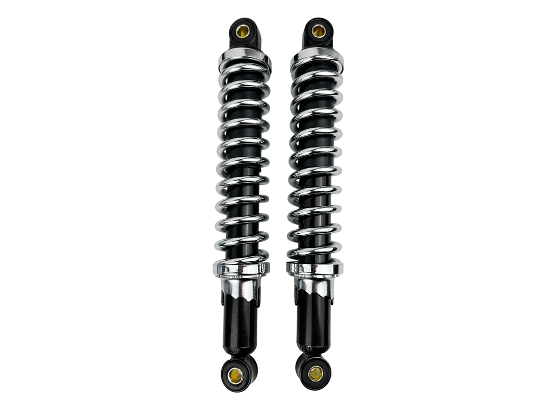 Amortecedores Pretos / Mola Cromada  1