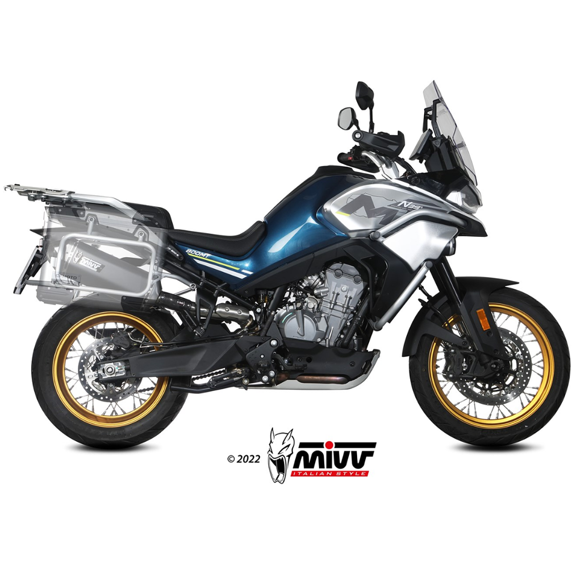 Escape MIVV Speed Edge CF MOTO 800MT 2022-2025  3