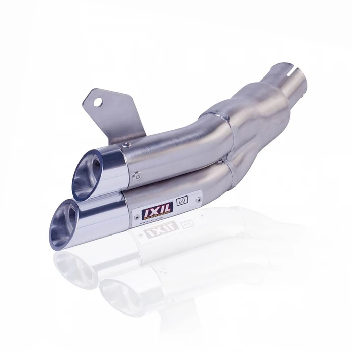 IXIL Dual Hyperlow L2X Escape Aço Inoxidável / Alumínio Polido - Suzuki SFV 650 Gladius - XS8358V 1