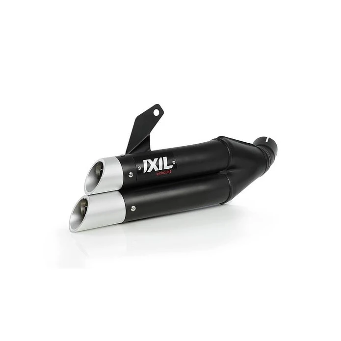 IXIL Hyperlow Escape Completo Aço Inoxidável Preto / Alumínio Polido - Kawasaki Z650/Ninja 650 - XK7356XB 1