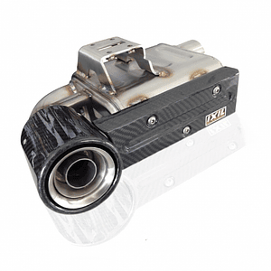 IXIL Super Xtrem SX1 Escape Completo Aço Inoxidável / Carbono - Kawasaki Z650/Ninja 650 - SK7753C