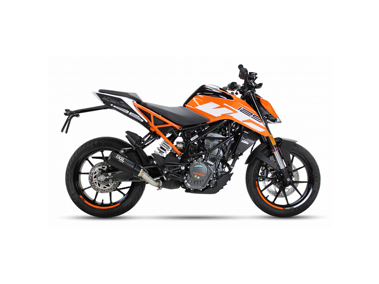 Escape IXIL KTM Duke 125 2017-2023 Preto - CM3257RB 2