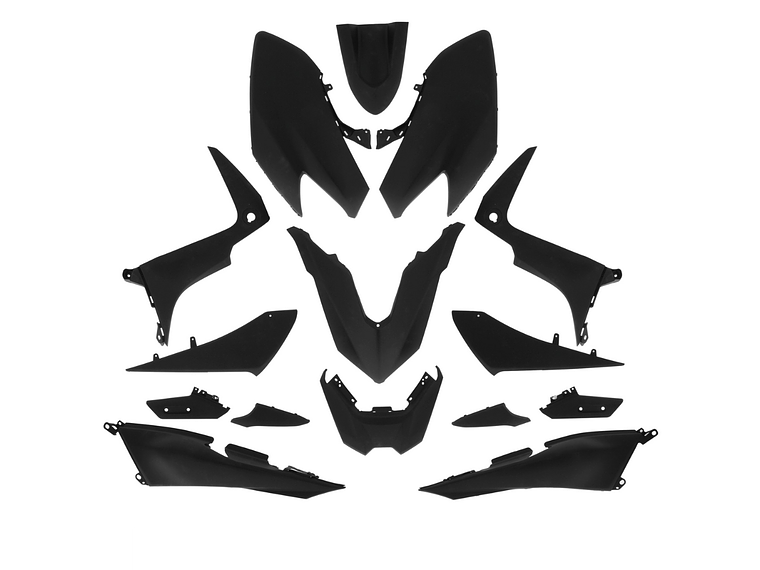 Kit Plásticos Yamaha T-MAX 530 2017-2019 (Preto Mate)  1