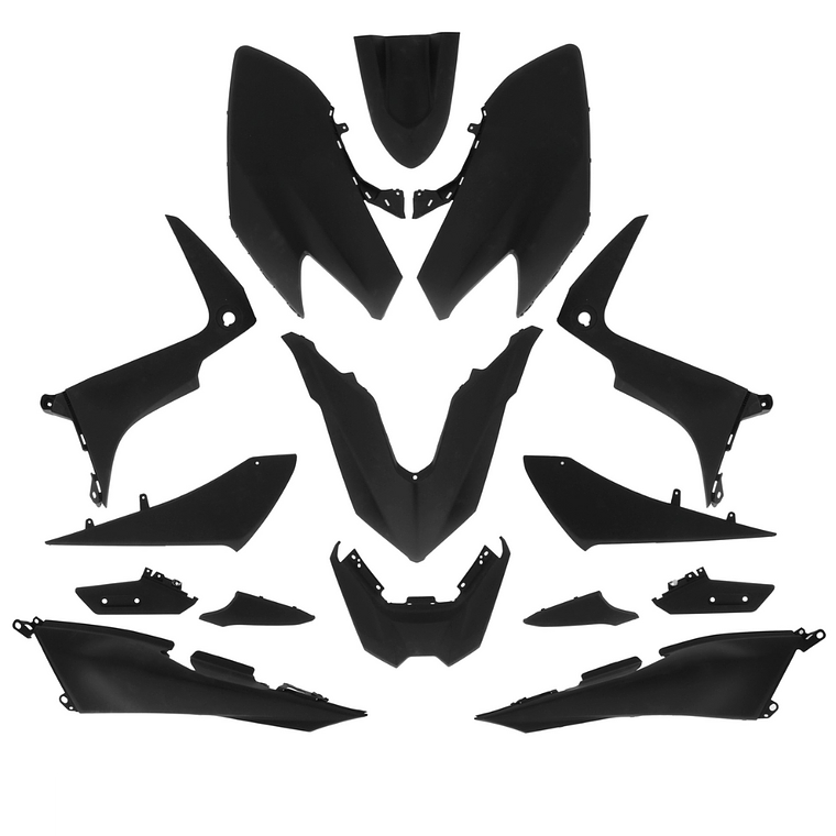 Kit Plásticos Yamaha T-MAX 530 2017-2019 (Preto Mate)  1