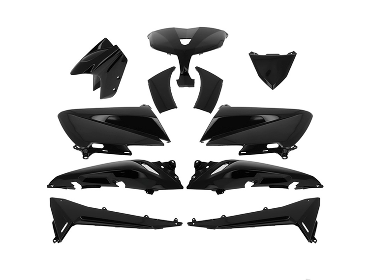 Kit Plásticos Yamaha T-MAX 530 2012-2014 (Preto Mate)  1
