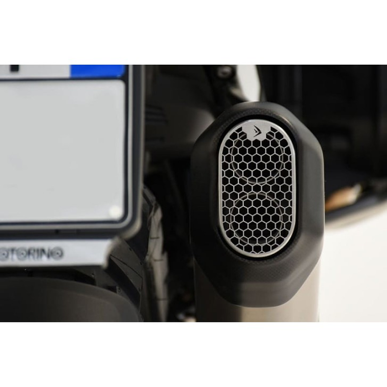 Ponteira de Escape BMW R 1300 GS Carbon Short (Titânio)  4