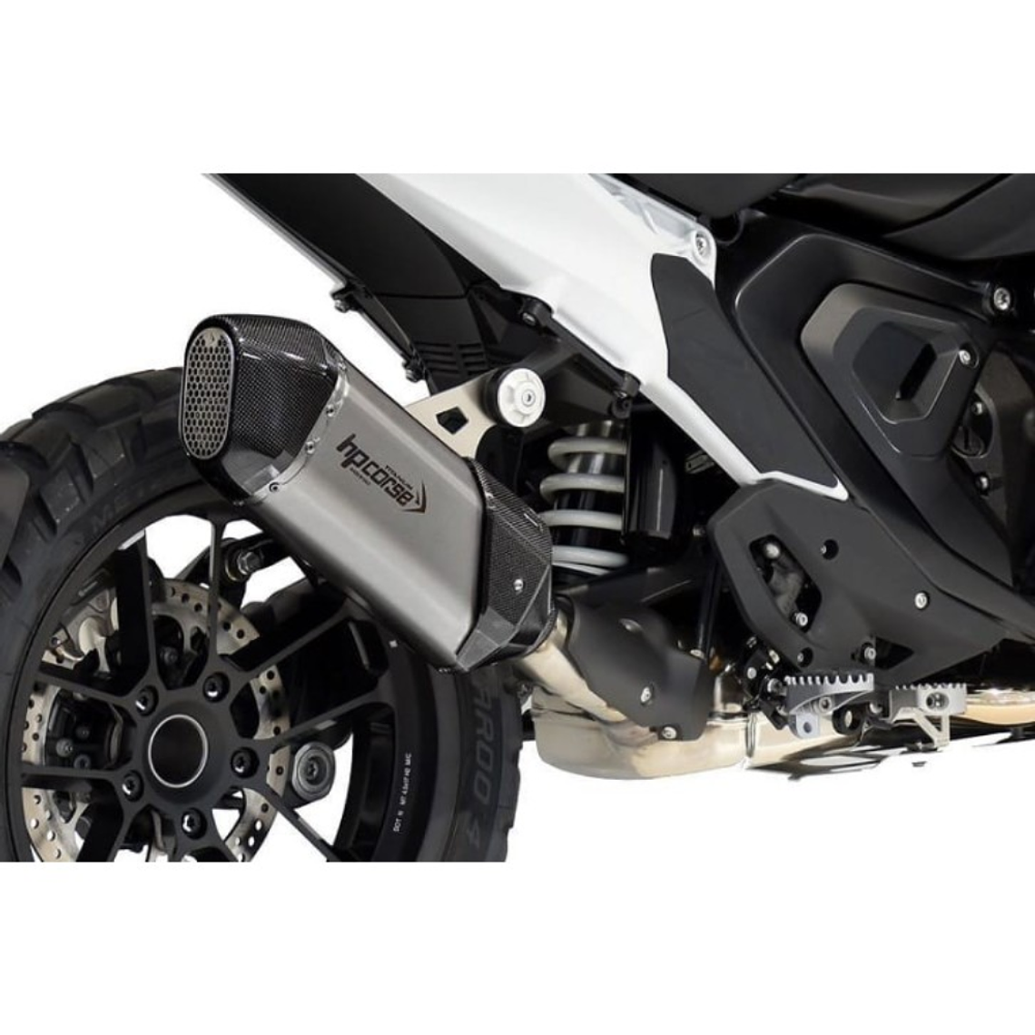 Ponteira de Escape BMW R 1300 GS Carbon Short (Titânio)  2