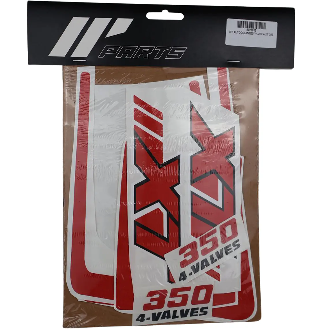Kit Autocolantes Yamaha XT 350 Vermelho e Branco  1