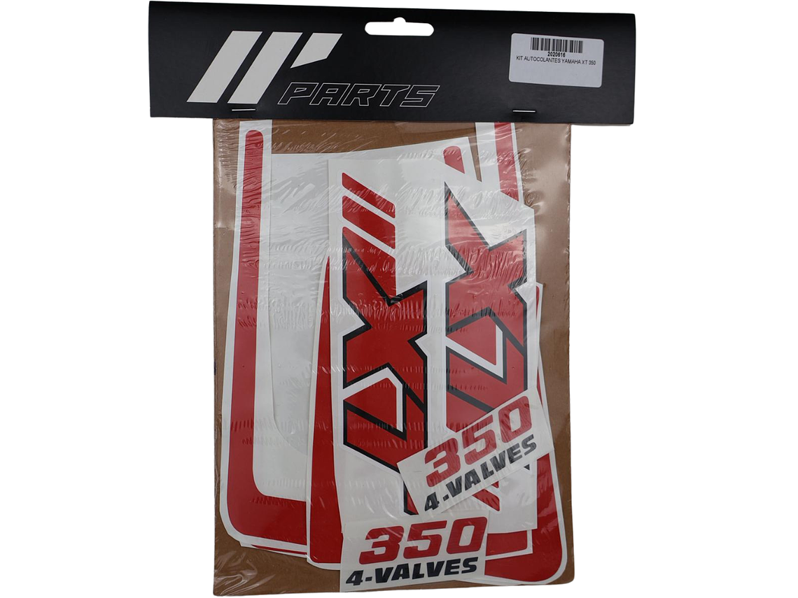 Kit Autocolantes Yamaha XT 350 Vermelho e Branco  1