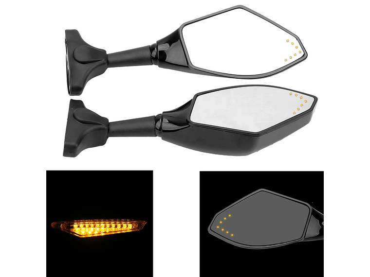 Rearview Mirrors with LED Turn Signals 3