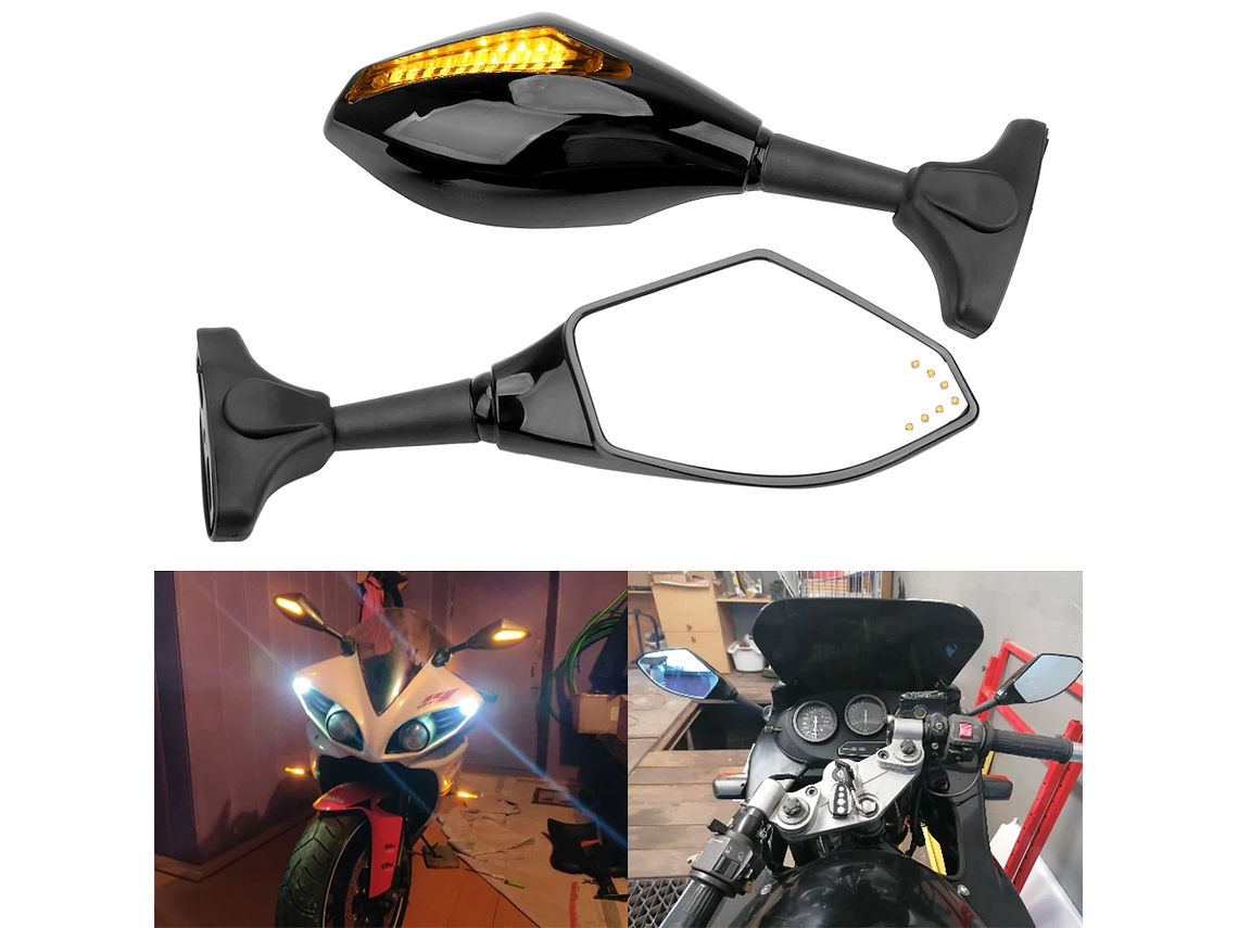 Rearview Mirrors with LED Turn Signals 2