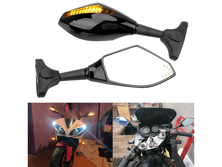 Rearview Mirrors with LED Turn Signals 2