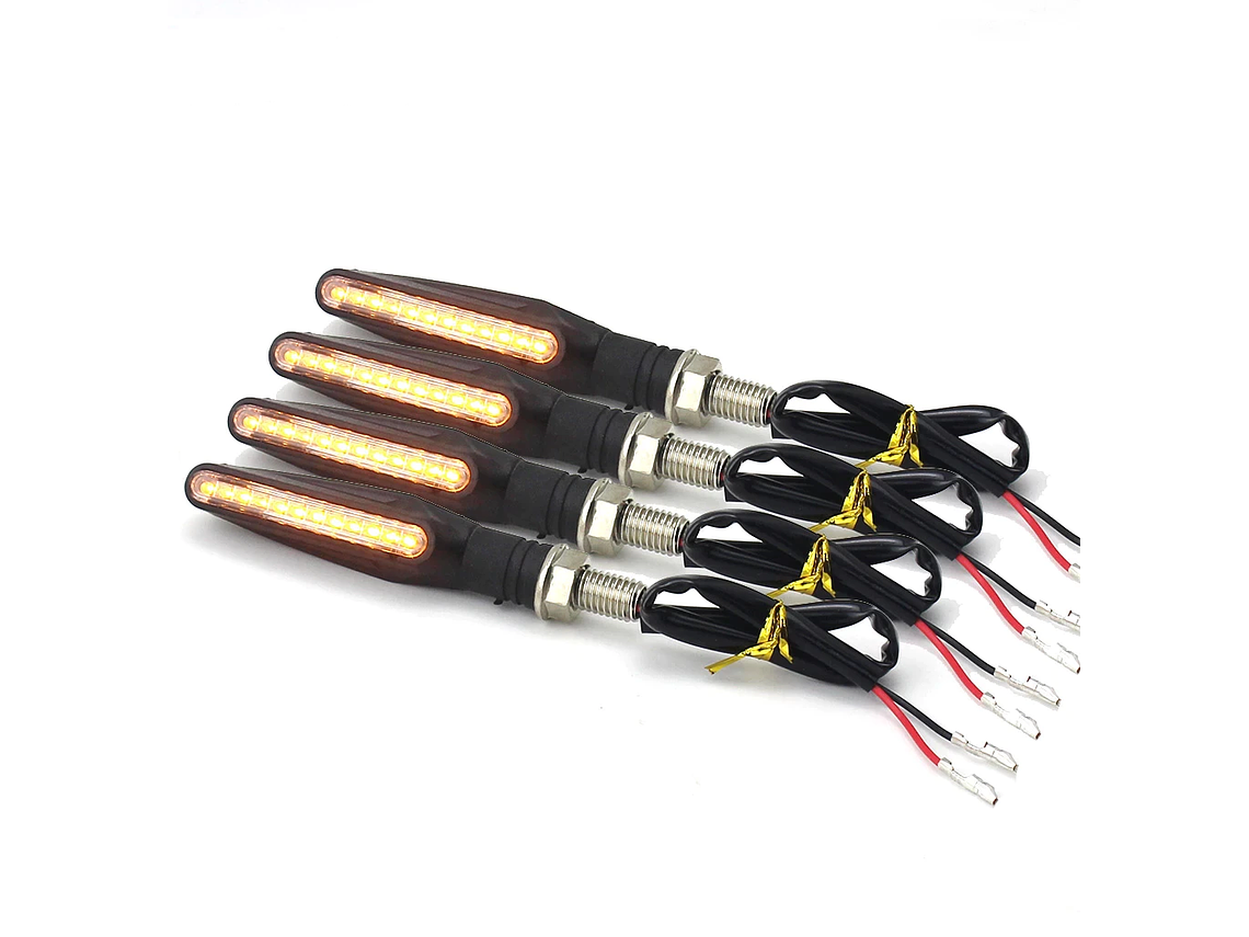 LED Turn Signals for Motorcycle - 4 Units 1