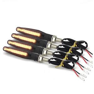 LED Turn Signals for Motorcycle - 4 Units